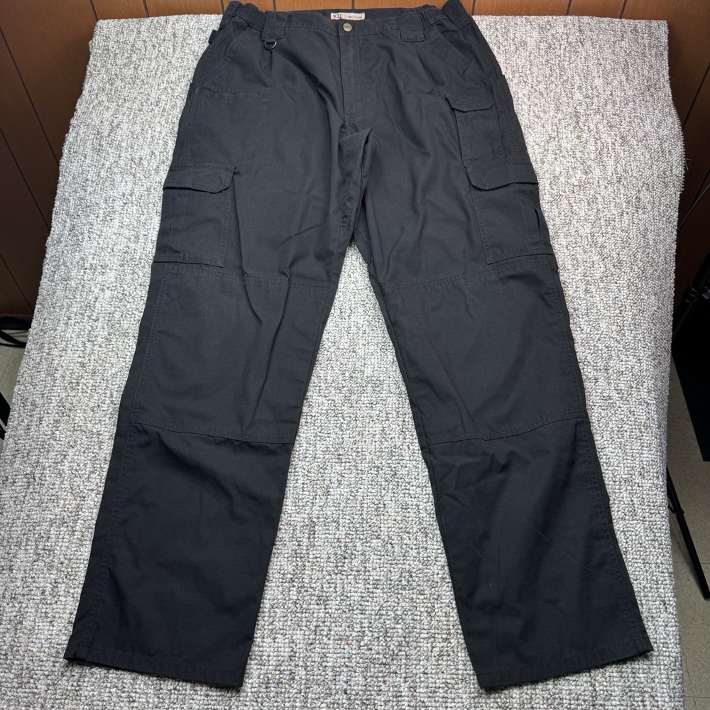 5.11 Cargo Pants Mens 38x34 Taclite Pro Ripstop Black EMS Police Responder